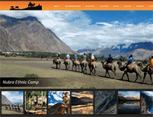 Tablet Screenshot of nubraethniccamp.com